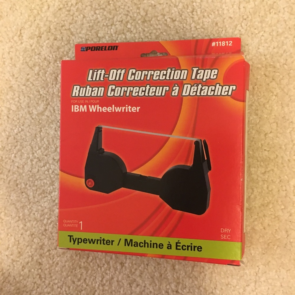 Brand New Typewriter Correction Tape